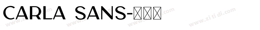 CARLA sANS字体转换